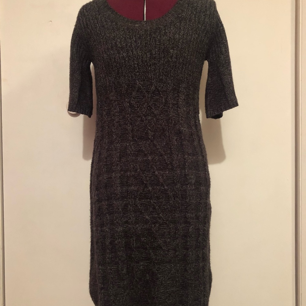 Gray Sweater Dress